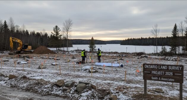 Surveyors working in Ontario