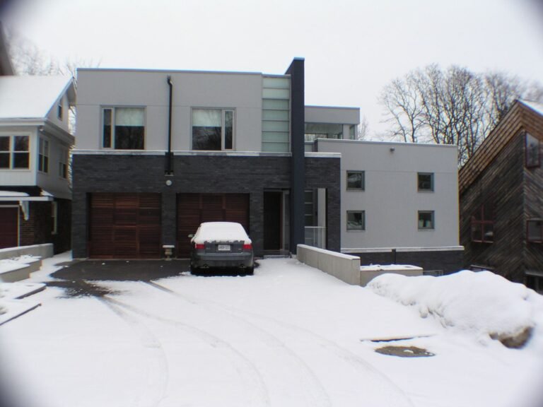 Modern Stucco House Finished - Ontario house by the builder